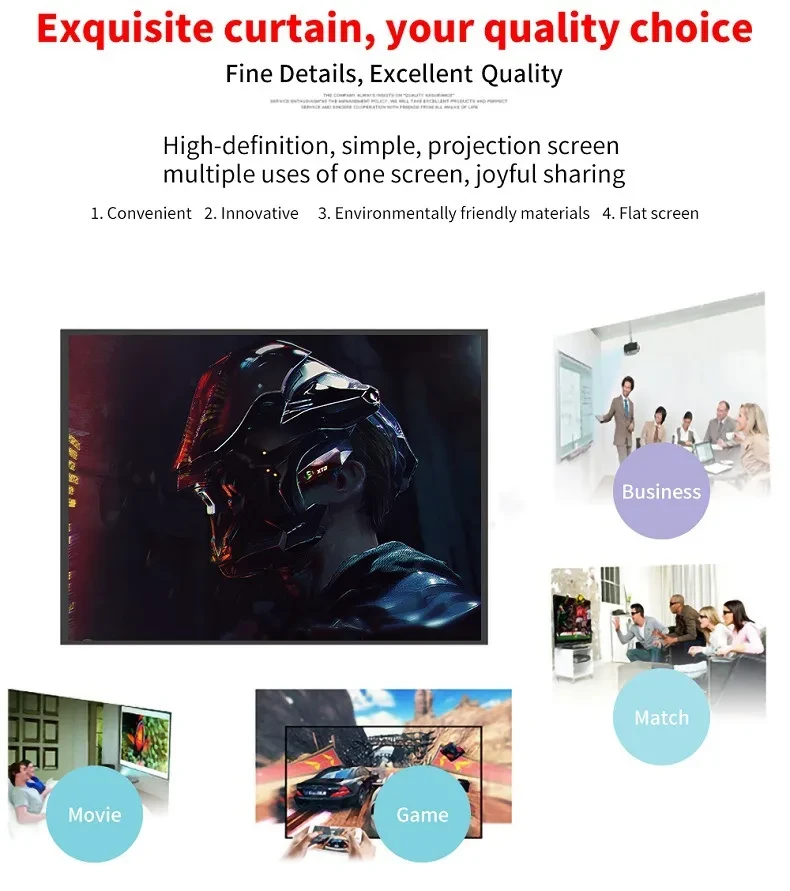 60 Inch Projector Screen Dimensions