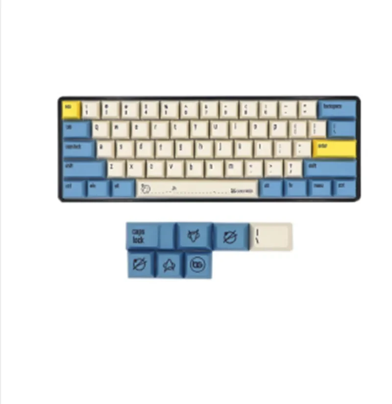 DSA God Bless Color Sublimation Customized Mechanical Keyboard Key Cap