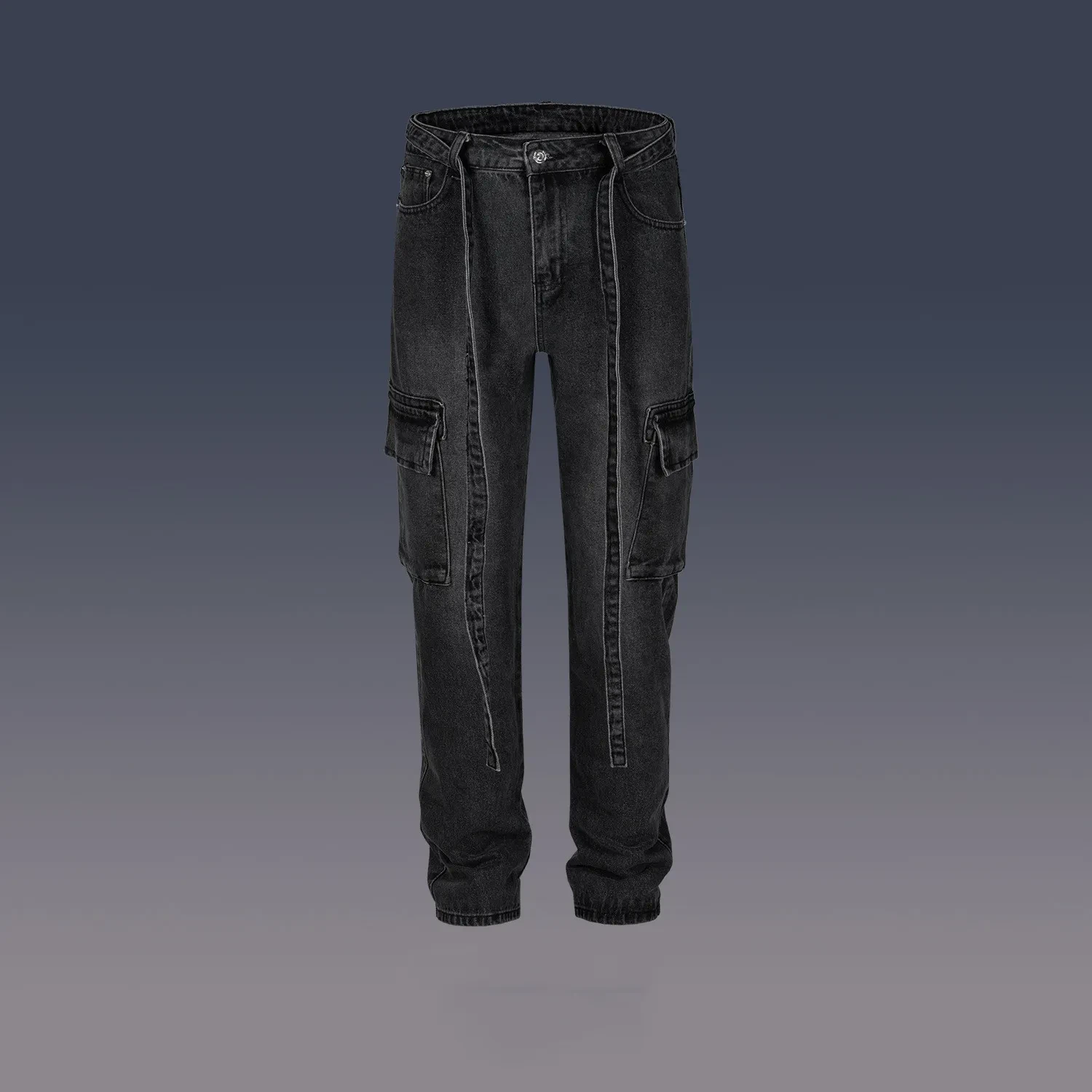 Black Casual Trousers for Men