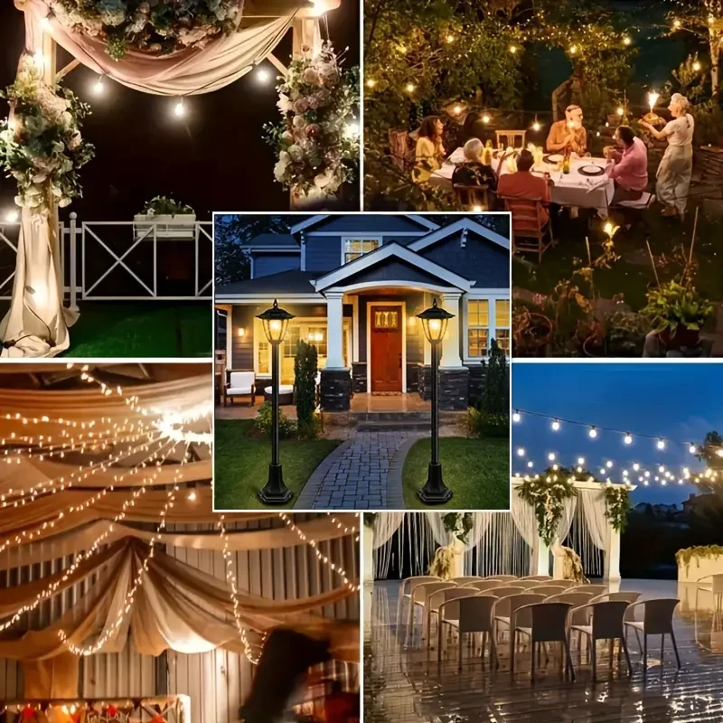 Solar Pathway Light - Retro Solar Garden Light for Outdoor Yard, Patio, Walkway, and Driveway