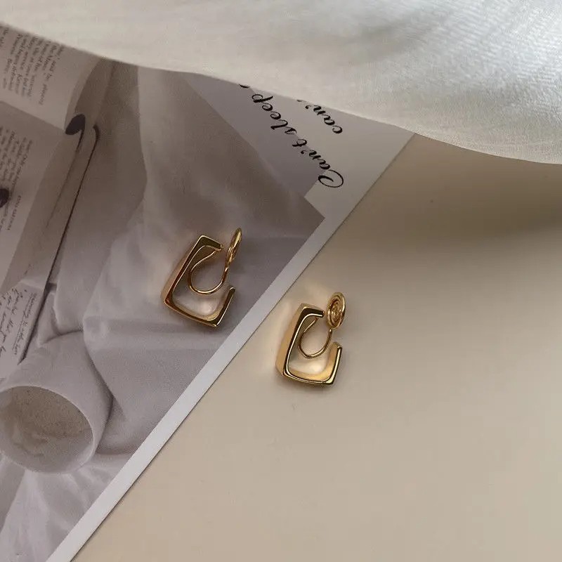 Hot Sale Geometry Minimalist Clip-on Earrings
