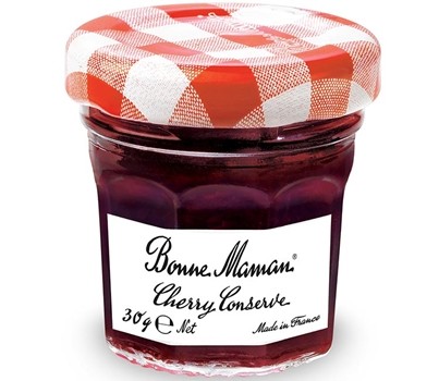 JAM CHERRY PRESERVES 30GM 60s (BONNE MAMAN 85103)