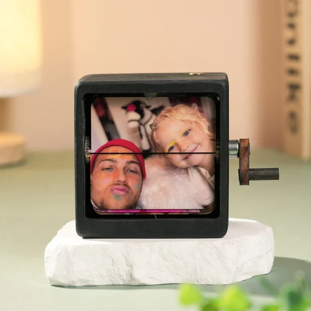 Flip Photo Box Customizable Memory Album