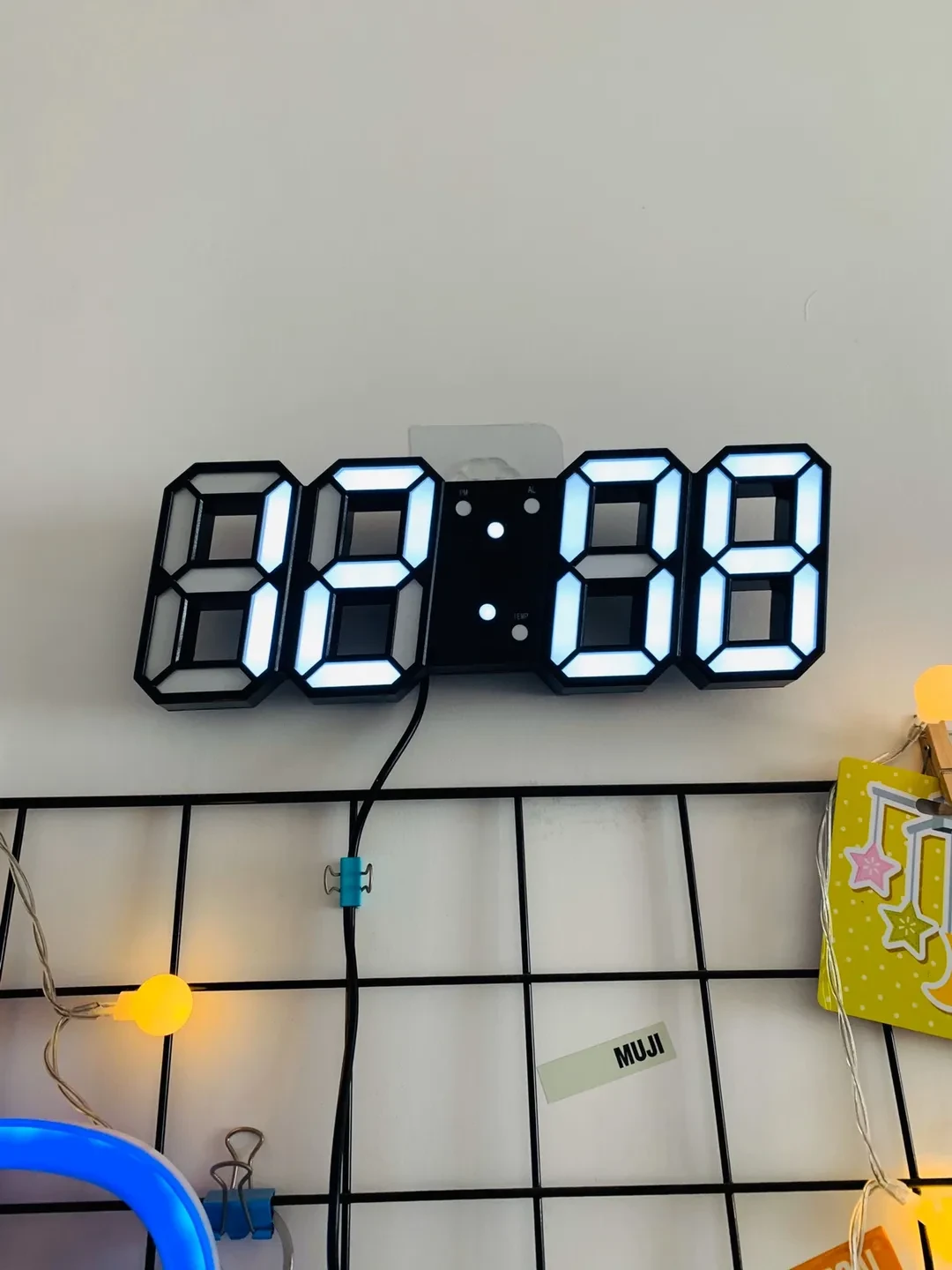 3D Digital Wall Clock