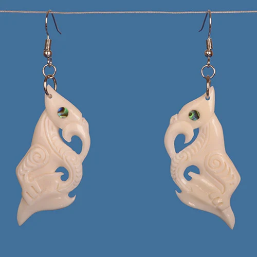 Manaia Bone Earring