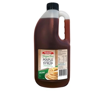 SYRUP MAPLE FLAVOURED SUGAR FREE 2L (QUEEN 1-96-000438)