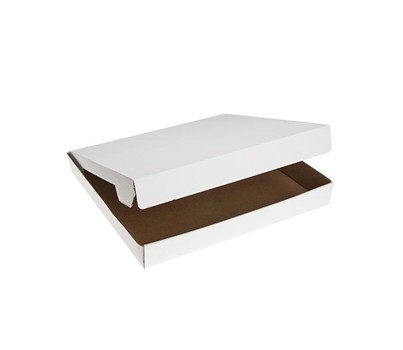 BOX PIZZA PLAIN WHITE 12" 50s/SLV (EMPEROR 1900/112)