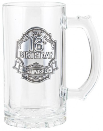 18TH BADGE TANKARD 490ML