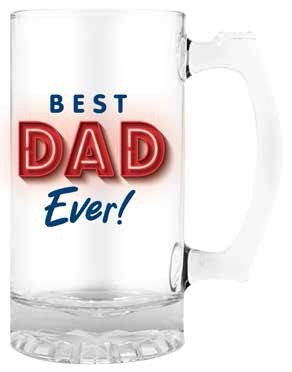 **BEST DAD EVER 470ML TANKARD
