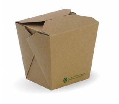BOXES NOODLE 80x68x100MM KRAFT 26OZ 50s/SLV(BIOPAK BB-NB-26)