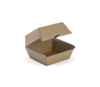 CLAMS BURGER LARGE 120x120x100MM KRAFT 150s (BIOPAK )