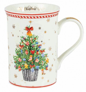 CHRISTMAS TREE 310ML CAN MUG