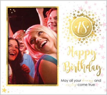 **18TH MDF GOLD FOIL PF 6X4