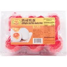 DUCK EGG COOKED SALTED 6X60GM 24s (MEIYING)