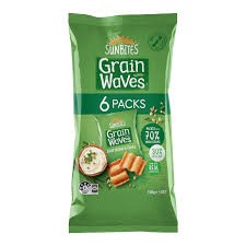 CHIPS SOUR CREAM & CHIVES 108GM 6PKT X10s (SUNBITES)