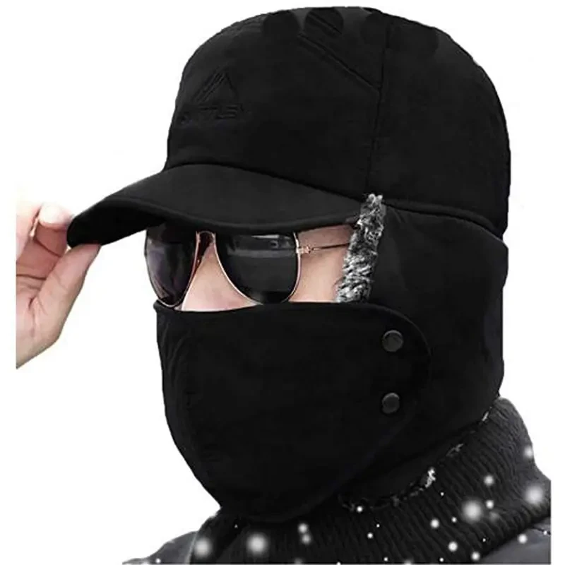 Men's Sporty Thermal Knit Hat  Durable Winter Cap