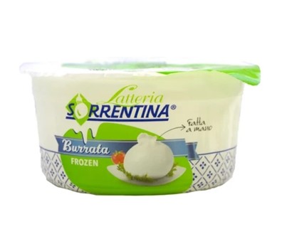 CHEESE BURRATA ITALIAN 125GM (SORRENTINA CHBUR) [FZN]