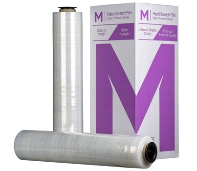 FILM CAST HAND STRECH CLEAR 500MMX300MM 20MU (MATTHEWS)