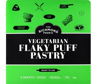 PASTRY FLAKYPUFF SHEET VEGETARIAN 600GM(RICHMND)FZN
