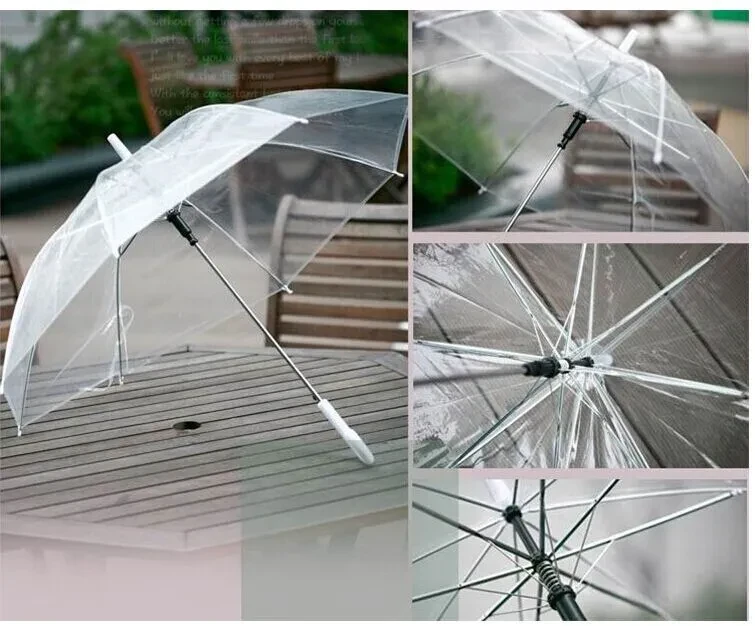 Clear Blue Dome Umbrella