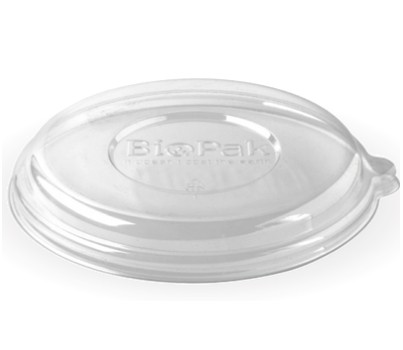 LIDS PET DOME FOR 24-40OZ BOWLS 50s/SLV(BIOPAK B-BLL-RPET(D)