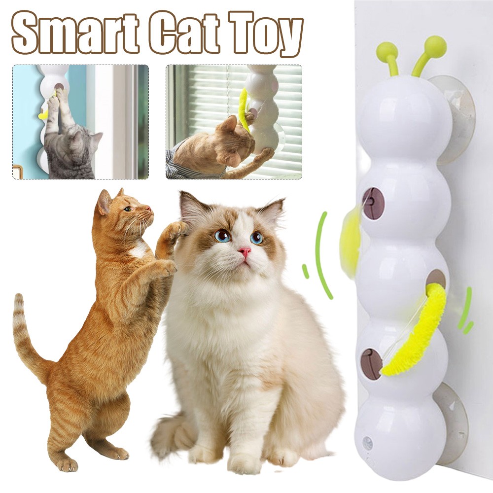 Whirlie Smart Motion Cat Toy with Worm Design