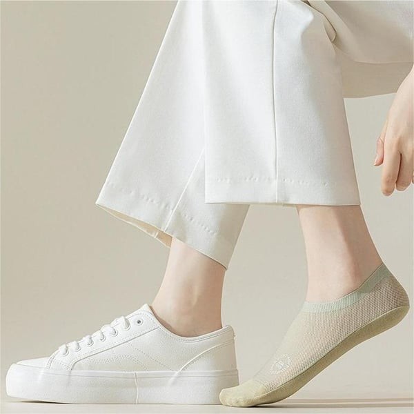 Ultra Thin Liner Socks Non Slip ComBed Cotton No Show Socks 3 packs