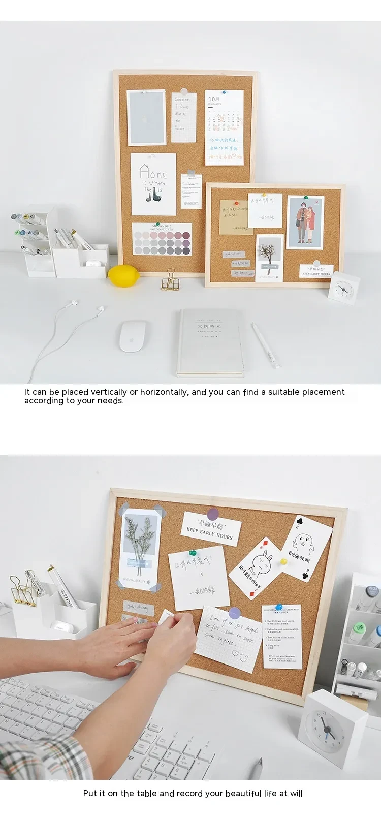 Cork Board Notice Board