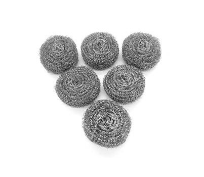 SCOURER STAINLESS STEEL 6s/PKT (MATTHEWS MPH33140)