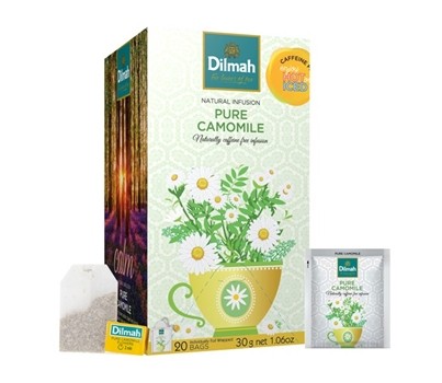 TEA BAGS HERBAL CAMOMILE ENVELOPE 20s (DILMAH 80433012)
