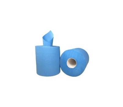 TOWEL PAPER CENTREFEED 210MMx300M 1PLY BLUE (MATTHEWS)