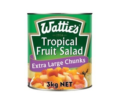 FRUIT SALAD TROPICAL N SYRUPEXTRA CHUNKYA10(WATTIES 14583)
