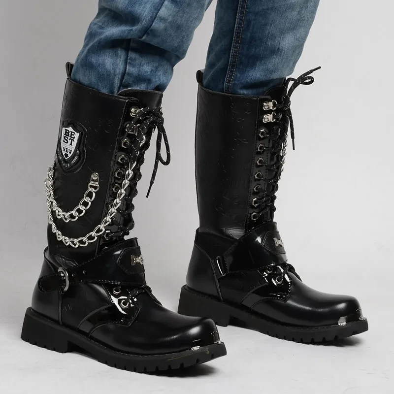 Men's Studded Boots