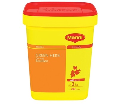 BOUILLON GREEN HERB STOCK 2KG (MAGGI 12026982)