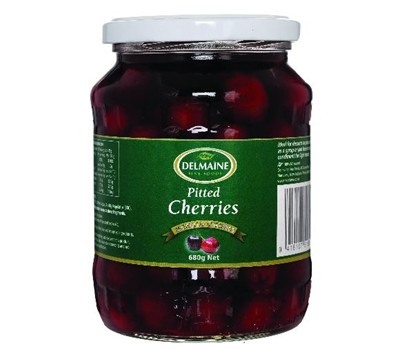 MORELLO CHERRIES PITTED 680GM (DELMAINE 3076)