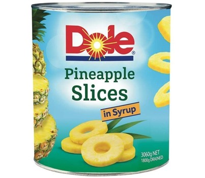 PINEAPPLE SLICES AND RINGS 66s A10 (DOLE 10582)