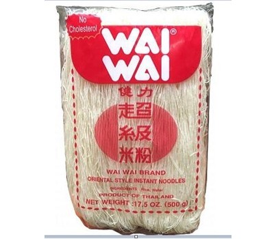 NOODLES RICE VERMICILLI 500GM (WAI WAI)