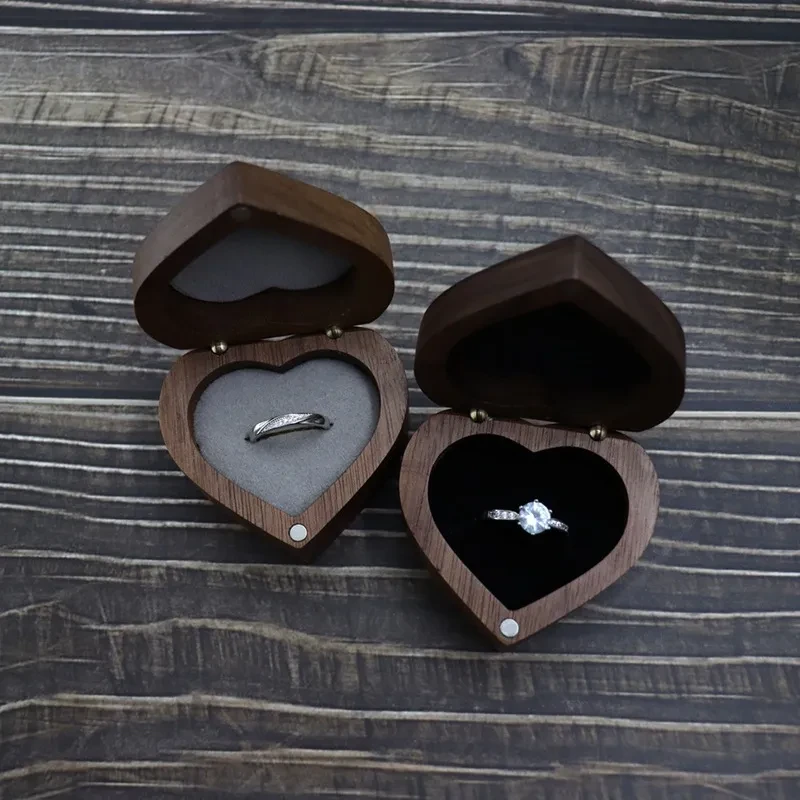 Wooden Wedding Ring Box