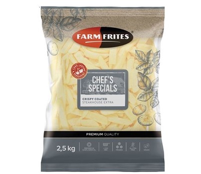FRIES CRISPY COATED XTRA STEAKHOUSE 2.5KG 4s (FARM FRITES)