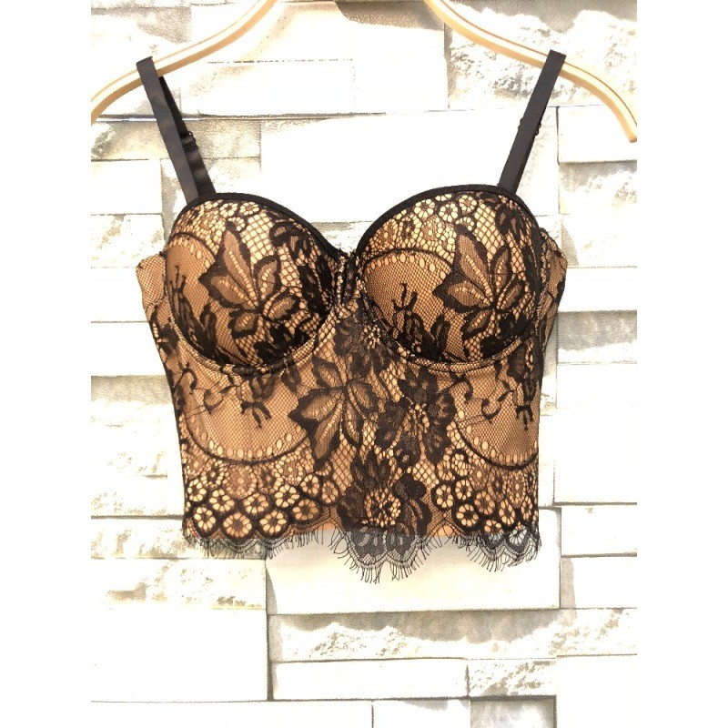 Est Sub-size And Chest-wrapped Steel Ring Top