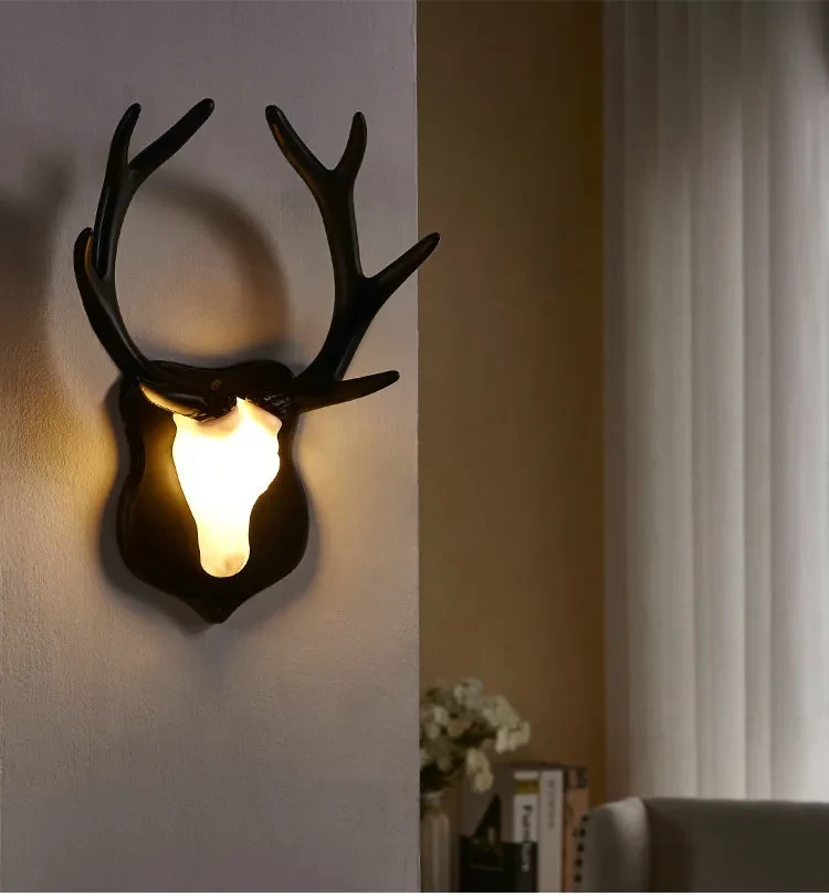 Lucky Deer Head Night Light