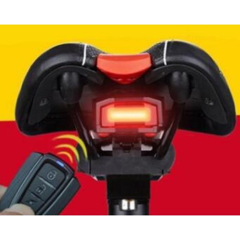 Remote Control Bicycle Alarm Intelligent Bike Tail Light