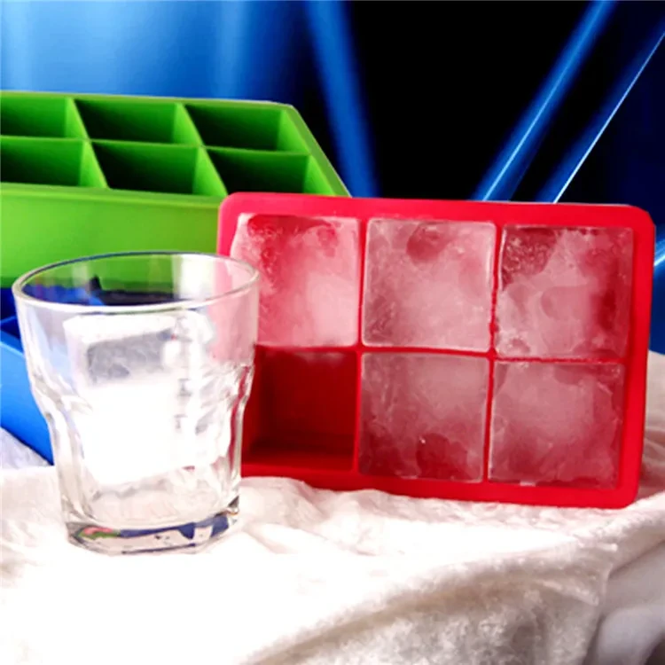 Food-grade Silicone 6 Ice Cube Ice Maker