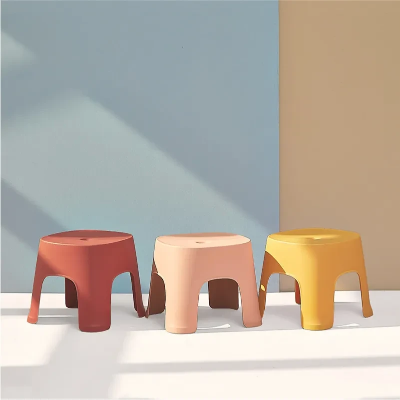 Household bathroom row stool plastic stool