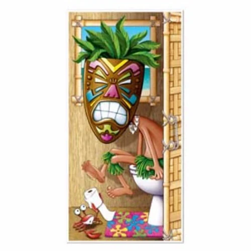 Door Poster Tiki Luau