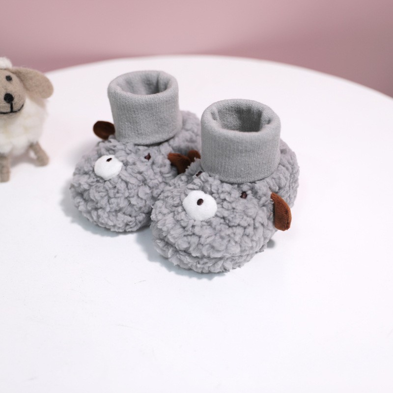 Lamb Wool Baby Shoes Baby Plus Cotton Shoe Cover