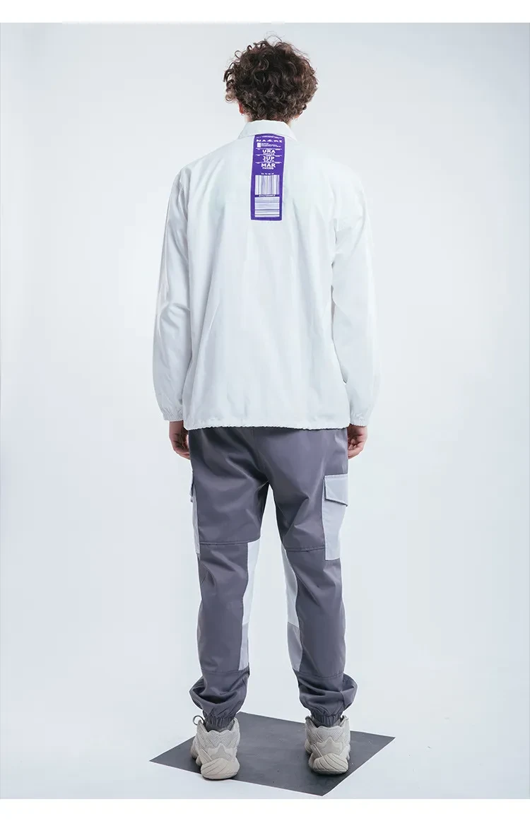 Men'S Autumn And Winter Single-Breasted Waterproof And Windproof Men'S High Street Multi-Pocket Shirt