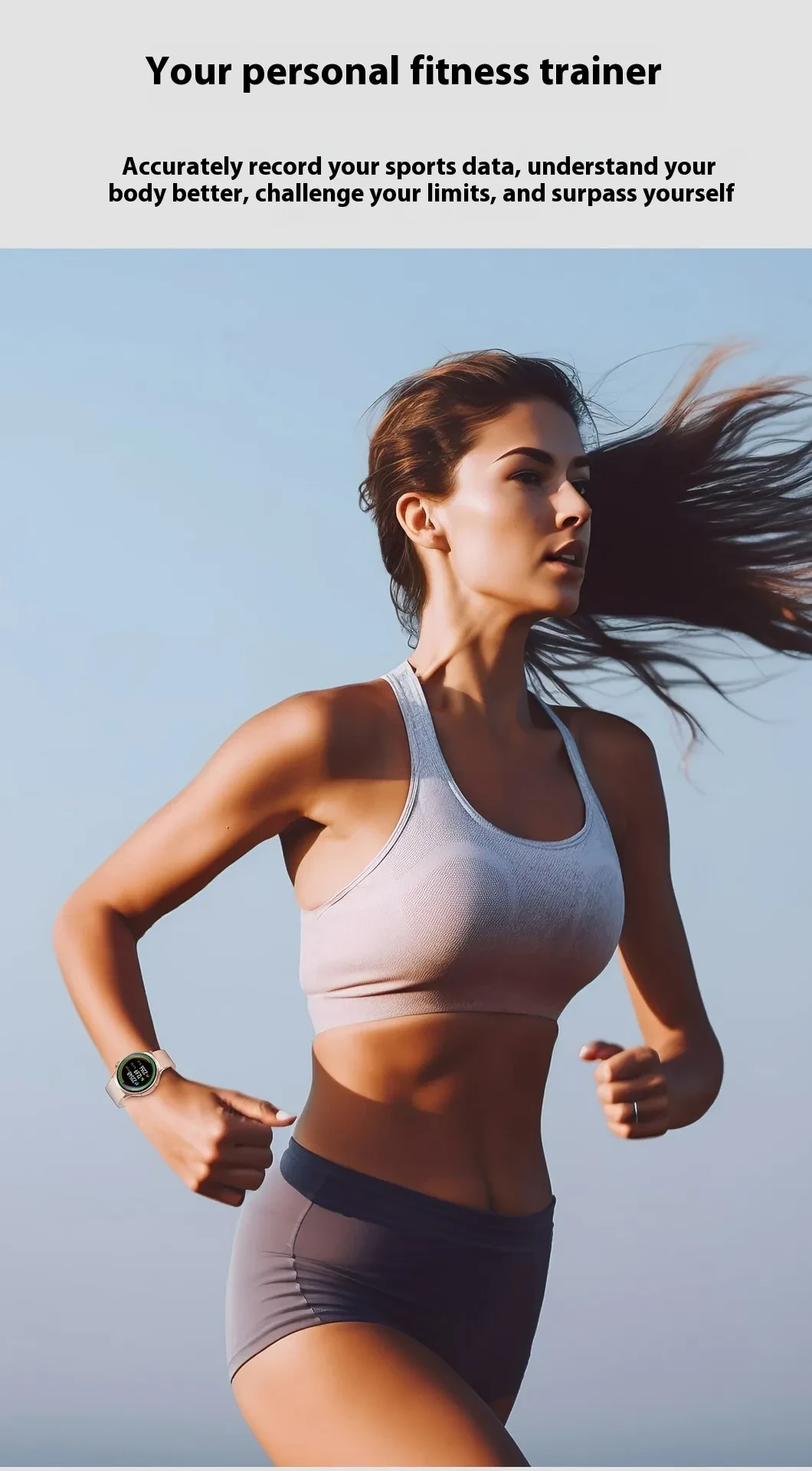 Smart Watch Bluetooth Calling Female Assistant Heart Rate Blood Pressure Bracelet Multi-sports