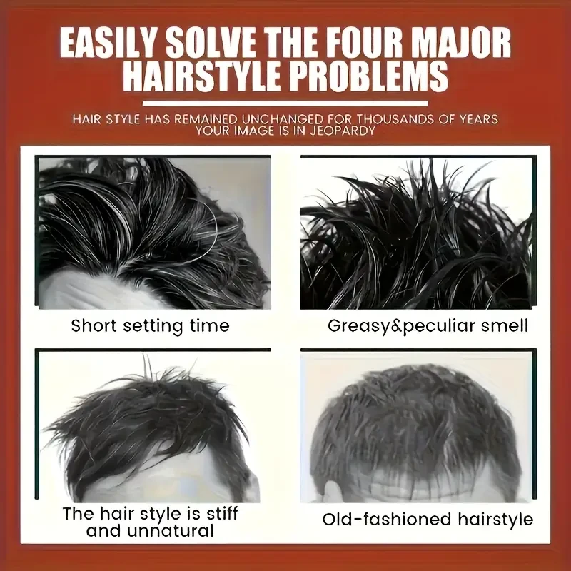 Hair styling gel - Hair shaping wax.