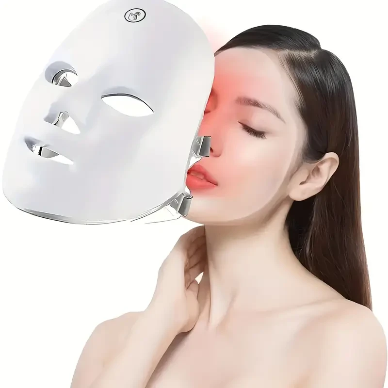 A 7-Color LED Facial Mask with Eye Protection